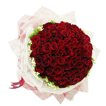 KHB0078 Be Mine | 99 Roses Bouquet