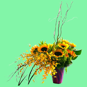 KFA0010 Sunshine Blooms | Sunflowers Table Flower