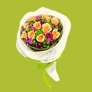 KHB0084 Spring Whispers | 10 Roses Bouquet