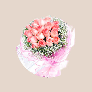 KHB0089 Bliss | 20 Pink Roses Bouquet