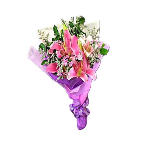KHB0093 | A Lilies Bouquet