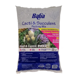 Baba cacti and succulent potting mix 7 litres soil