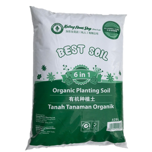 Katong Flower Shop best soil 6 in 1 organic planting soil 28L